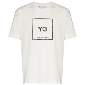 [하이엔드몰] Y-3 와이쓰리 남성 스퀘어 라벨 로고 반팔 티셔츠 화이트 GV6061